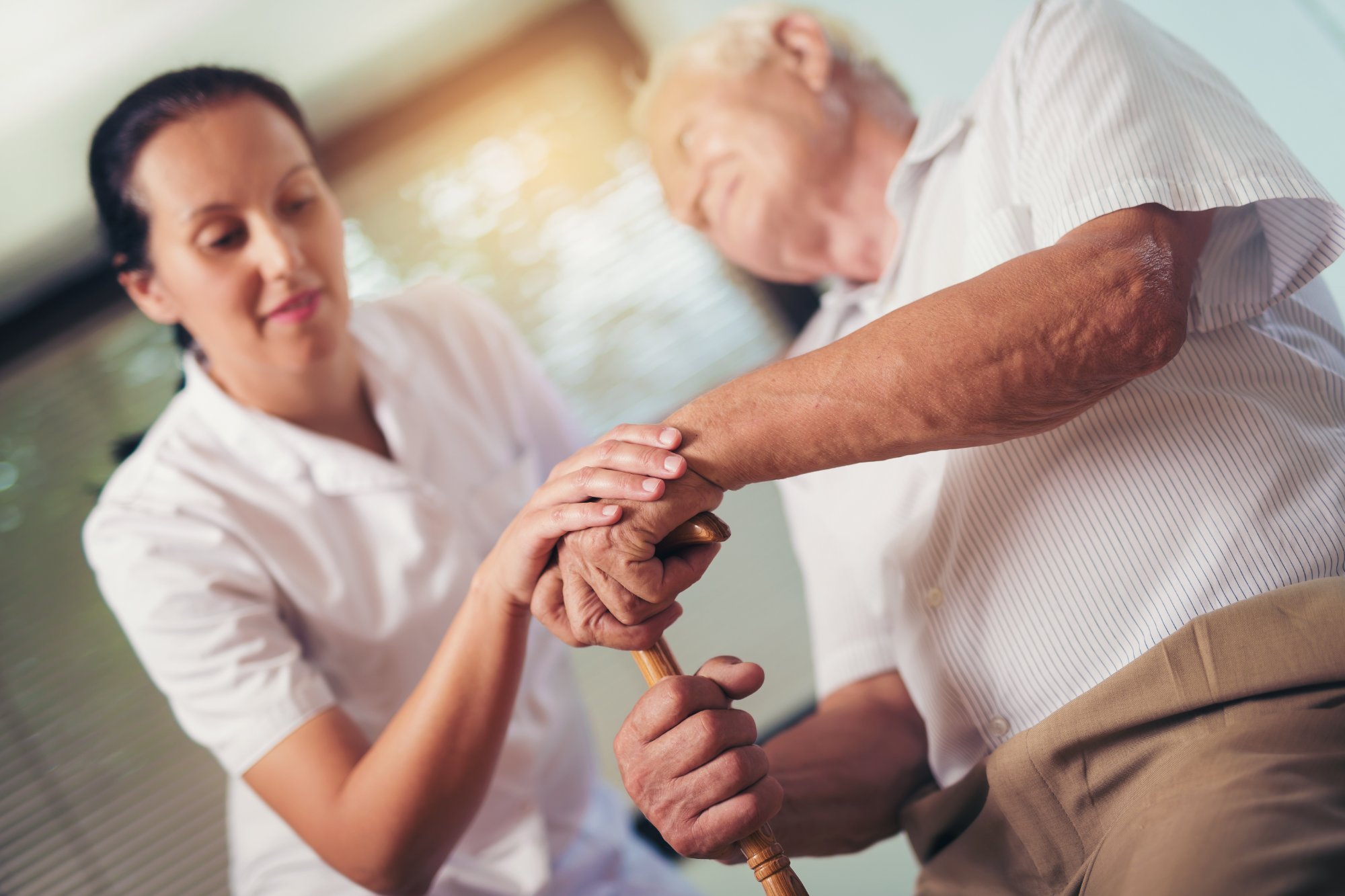 Caring support for elderly person